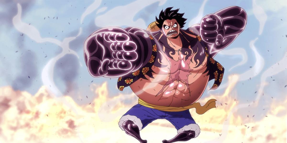 Luffy Gear 4 transformation